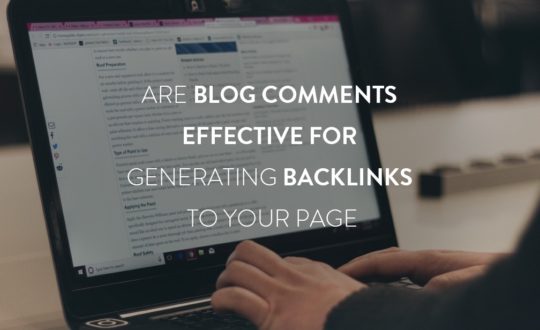 Blog commenting strategy