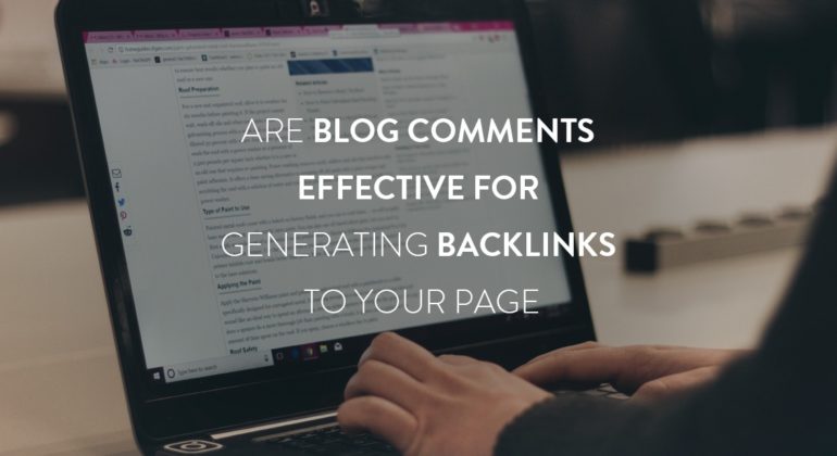 Blog commenting strategy